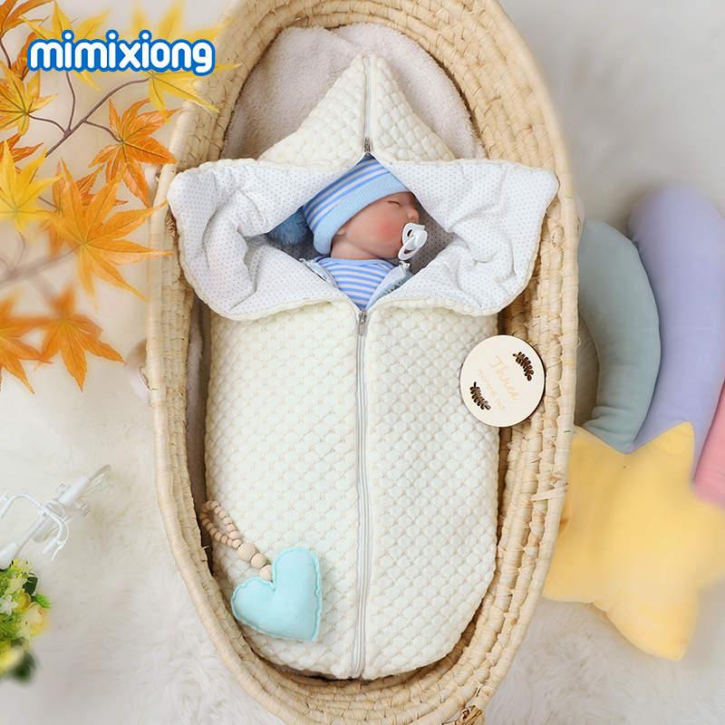 Exquisite knitted baby sleeping bag