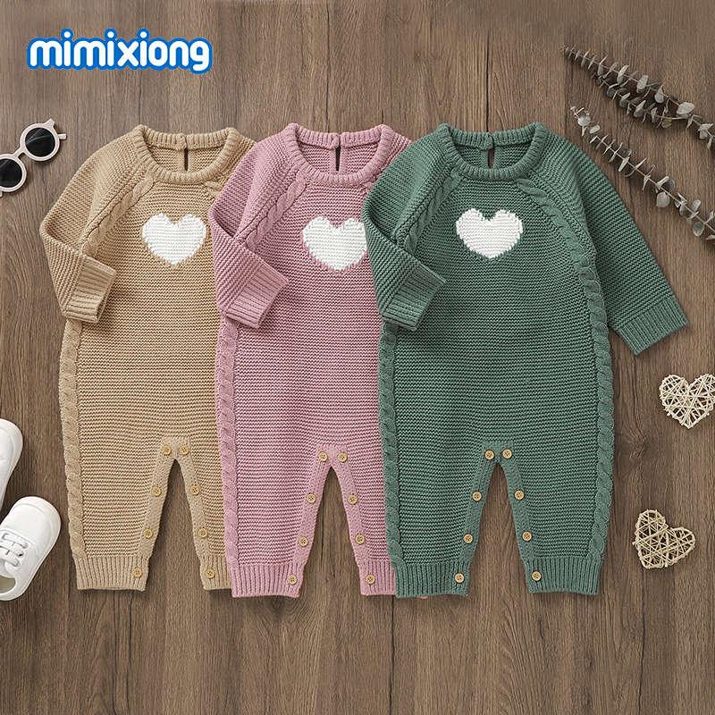 Newborn Baby Girl Sweater Romper