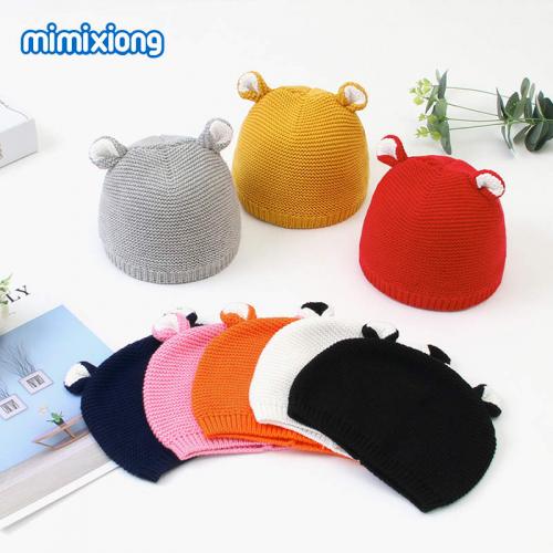 cute knitted baby hats