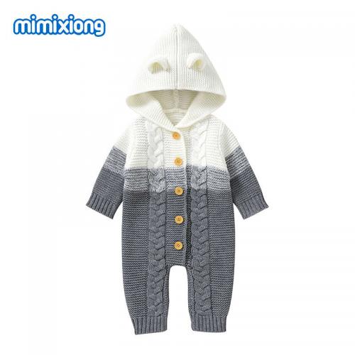 Baby Infant Hoodie Romper