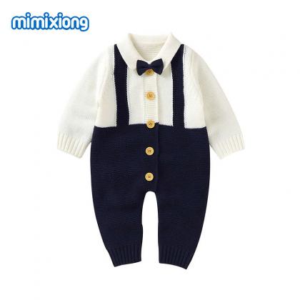 Newborn Baby Boys Knitted Outfit