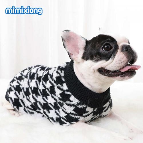 Houndstooth Dog Sweater